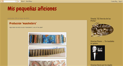 Desktop Screenshot of clarae-mispequeasaficiones.blogspot.com