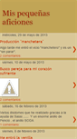 Mobile Screenshot of clarae-mispequeasaficiones.blogspot.com