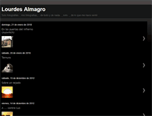 Tablet Screenshot of lourdesalmagro.blogspot.com