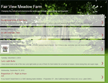 Tablet Screenshot of fairviewmeadowfarm.blogspot.com