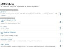 Tablet Screenshot of muzicisbliss.blogspot.com