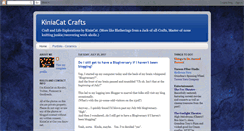 Desktop Screenshot of kiniacatcrafts.blogspot.com