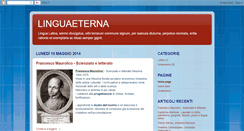 Desktop Screenshot of linguaeterna.blogspot.com