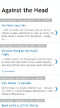 Mobile Screenshot of againstthehead.blogspot.com