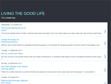 Tablet Screenshot of livingagood-life.blogspot.com