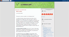 Desktop Screenshot of laverdad2009.blogspot.com