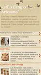 Mobile Screenshot of estilocampoelartesano.blogspot.com