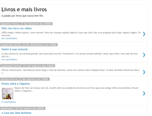 Tablet Screenshot of livrosemaislivros.blogspot.com