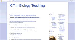 Desktop Screenshot of ict2biology.blogspot.com