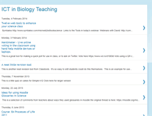 Tablet Screenshot of ict2biology.blogspot.com