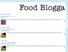 Tablet Screenshot of foodblogga.blogspot.com