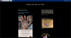Desktop Screenshot of huellasenlapiel.blogspot.com