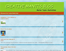 Tablet Screenshot of creative-mantis.blogspot.com