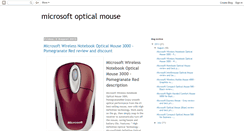Desktop Screenshot of microsoft-opticalmouse.blogspot.com