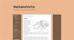 Desktop Screenshot of matkakohteita.blogspot.com
