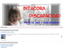 Tablet Screenshot of bitacoradiscapacidad.blogspot.com