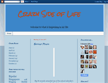 Tablet Screenshot of crazysideoflife.blogspot.com