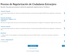 Tablet Screenshot of migrante-regularizate.blogspot.com