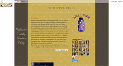 Desktop Screenshot of primitivefinds-nancyw.blogspot.com