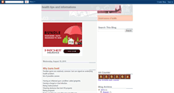 Desktop Screenshot of healthsecretsblog.blogspot.com