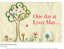 Tablet Screenshot of lyssymay.blogspot.com