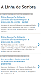 Mobile Screenshot of linhadesombra.blogspot.com