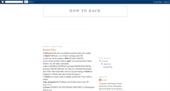 Desktop Screenshot of hackerstips1.blogspot.com