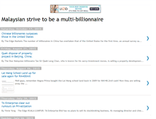 Tablet Screenshot of malaysian-billionaire.blogspot.com