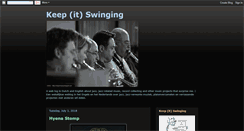 Desktop Screenshot of keepitswinging.blogspot.com