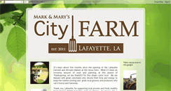 Desktop Screenshot of cityfarmjournal.blogspot.com