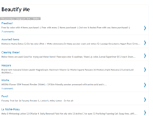 Tablet Screenshot of beautify-me.blogspot.com