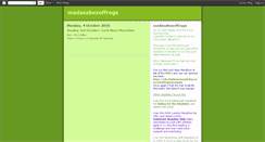 Desktop Screenshot of aboxoffrogs.blogspot.com