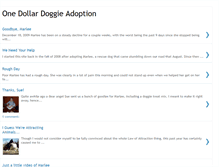 Tablet Screenshot of doggieadoption.blogspot.com