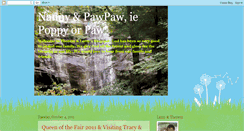 Desktop Screenshot of nanny-pawpaw.blogspot.com