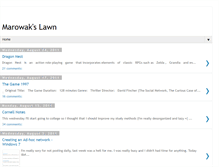 Tablet Screenshot of marowaklawn.blogspot.com
