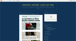 Desktop Screenshot of adecohaantibesjuanlespins.blogspot.com