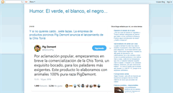 Desktop Screenshot of humorelverdeelblancoelnegro.blogspot.com