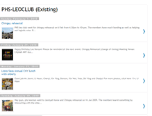 Tablet Screenshot of phs-leoclub.blogspot.com