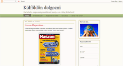 Desktop Screenshot of kulfoldondolgozni.blogspot.com
