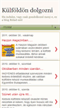 Mobile Screenshot of kulfoldondolgozni.blogspot.com