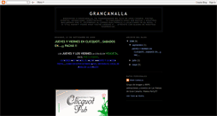 Desktop Screenshot of grancanalla.blogspot.com