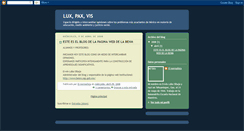 Desktop Screenshot of luxpaxvis.blogspot.com