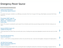 Tablet Screenshot of emergencypowersources.blogspot.com