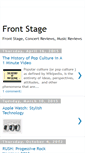 Mobile Screenshot of front-stage.blogspot.com