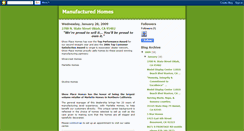 Desktop Screenshot of manufactured-homes-loan.blogspot.com