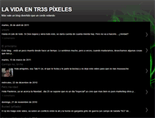 Tablet Screenshot of lavidaentrespixeles.blogspot.com