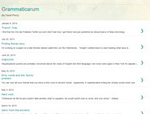 Tablet Screenshot of grammaticarum.blogspot.com