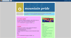 Desktop Screenshot of mountainpride.blogspot.com