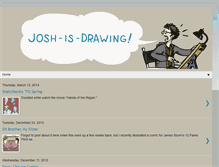 Tablet Screenshot of josh-is-drawing.blogspot.com