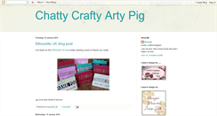 Desktop Screenshot of chattycraftyartypig.blogspot.com